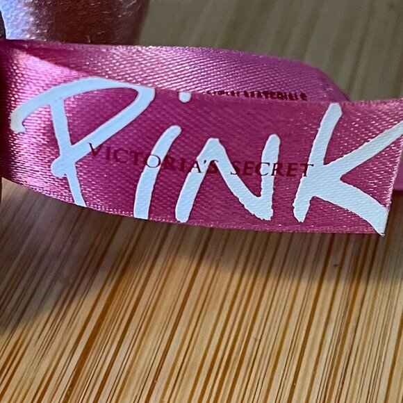 Victoria's Secret PINK Dog Metallic Pink, Santa Hat, 7", EUC, Collectible - Picture 3 of 7